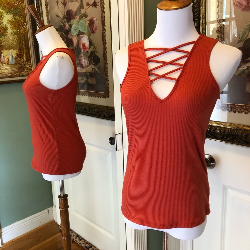 Rue 21 Orange Blouse